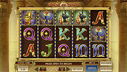 Book of Dead az Energy Casino kínálatában