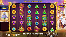 Gates of Olympus a Sol Casino kínálatában