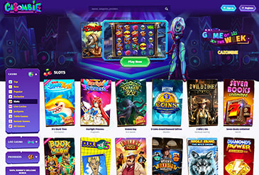 A Casombie főoldala