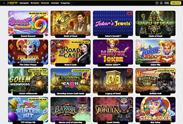 Az Energy Casino játékválasztéka