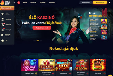 Hell Spin főoldal