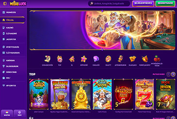 A Midas Luck weboldala