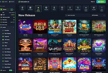 A Sol Casino Játékválasztéka