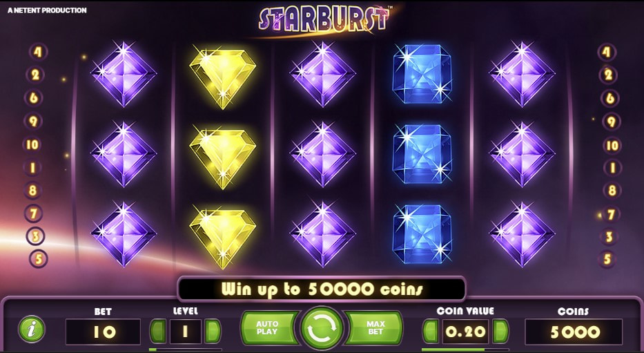 Starburst a 20Bet kaszinóban