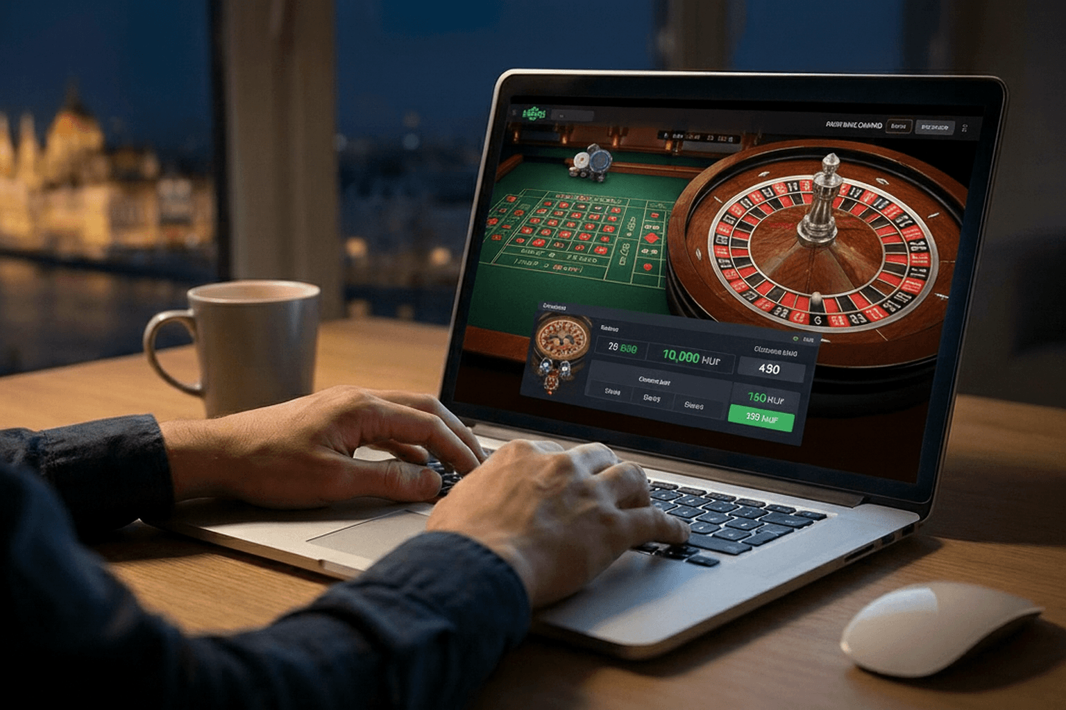 Rulett játék a forintot elfogadó kaszinók oldalain