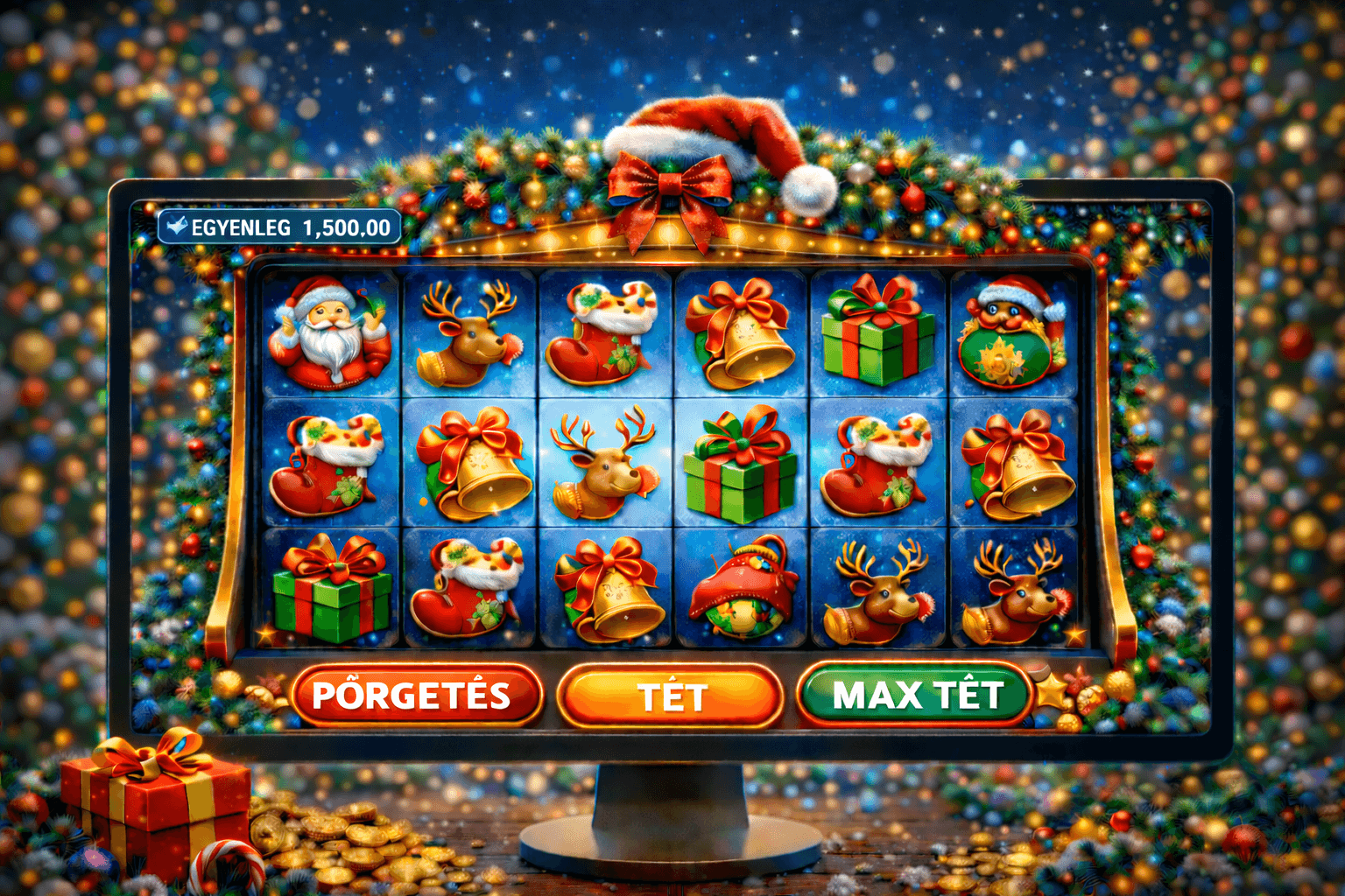 A karácsonyi nyerőgépek legjobb válogatása